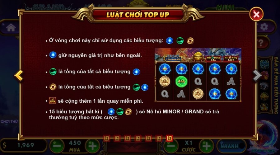 Luật chơi Game Kho báu tứ Linh online