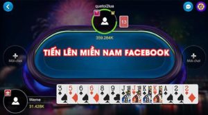 Chơi tiến lên miền Nam trên Facebook