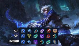 Lên đồ huyền thoại cho Ezreal tăng sức mạnh